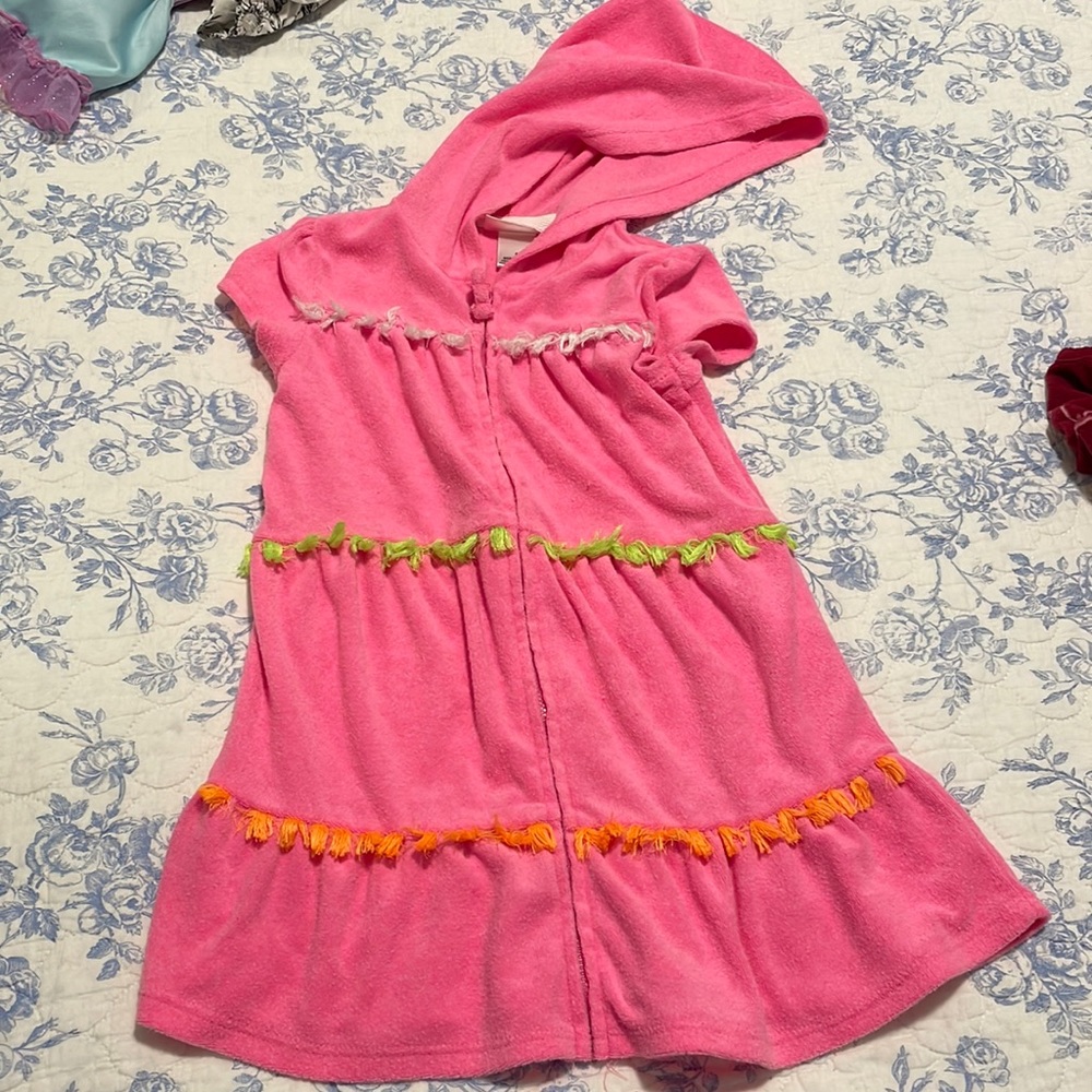 Flap doodles swim cover up